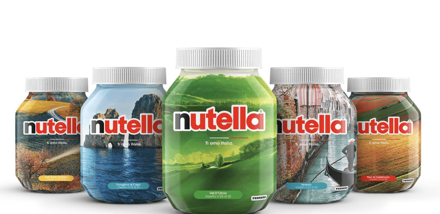 Caffeina Nutella Ti Amo Italia