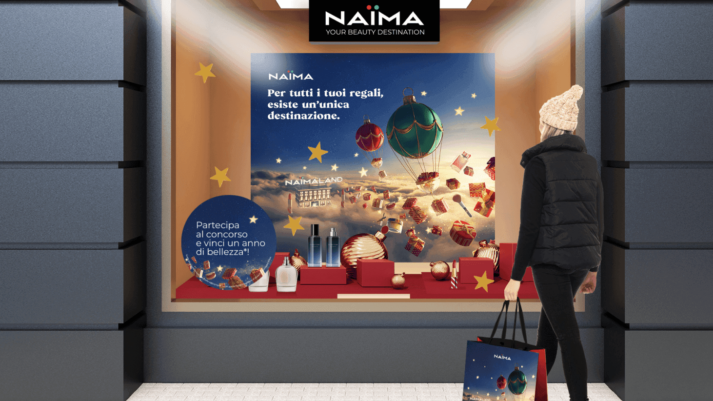 Caffeina Naima xmas campaign