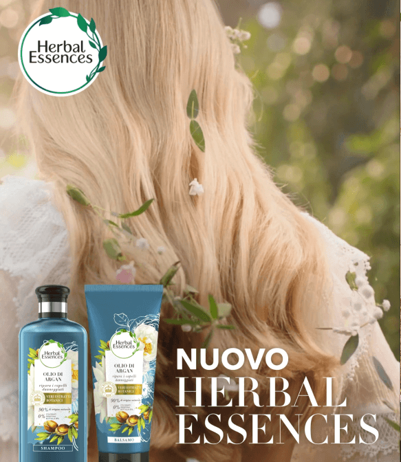Caffeina Herbal Essences La Campagna di lancio italiana