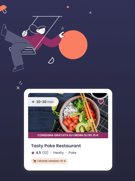 Mock-up of the restaurant icon template within MyMenu App. Made by Caffeina.